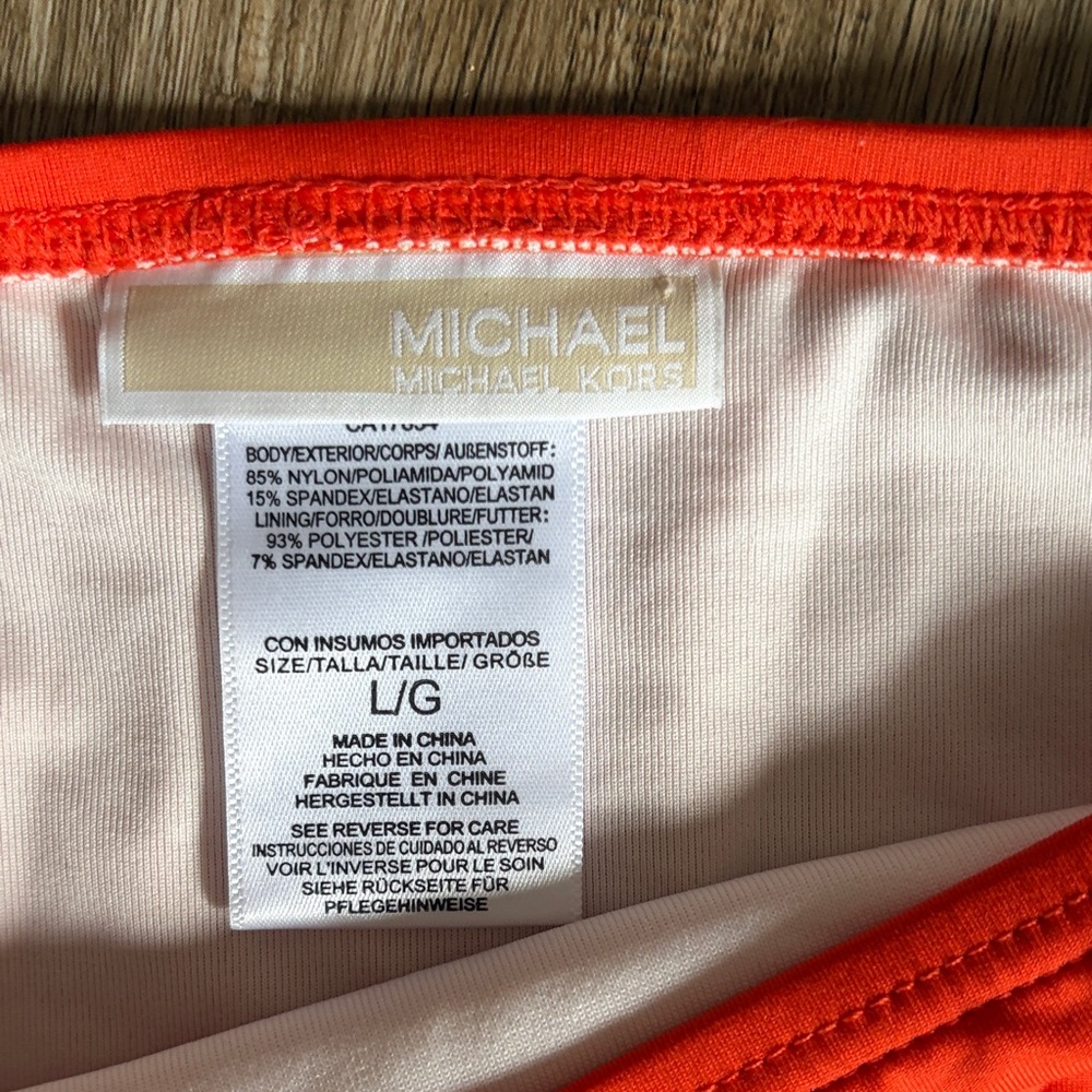 Michael Kors Large Vibrant Orange Bikini, never worn - Picture 2 of 5